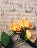 Wedding music and yellow roses